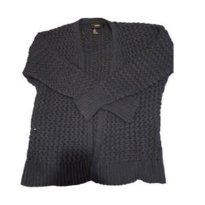 Forever 21 Women’s Navy Textured Cardigan